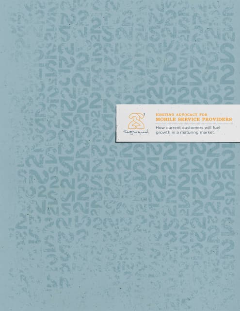 2008 Wireless Providers and Advocacy