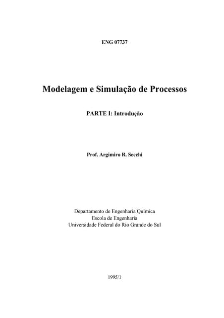 Modelagem processos