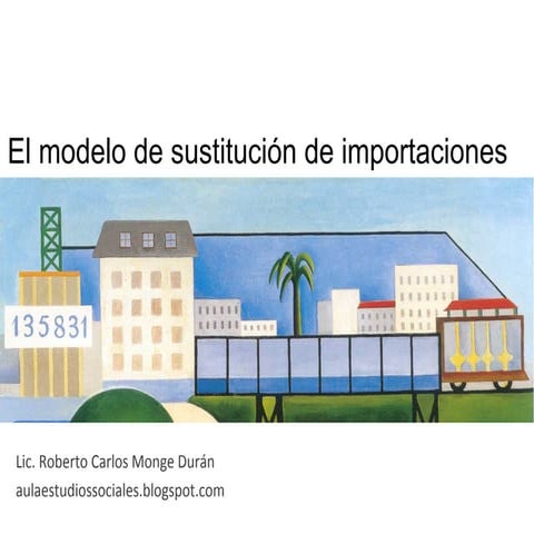 Modelo de sustitución de importaciones