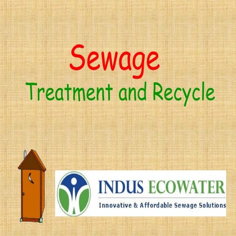 Modern Sewage Treatment Plant from Indus
