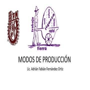 Modos de producción.