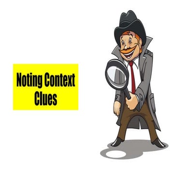 Module 1 noting context clues