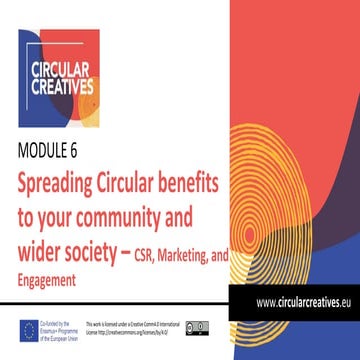 Module 6 Spreading Circular benefits to your community.pptx