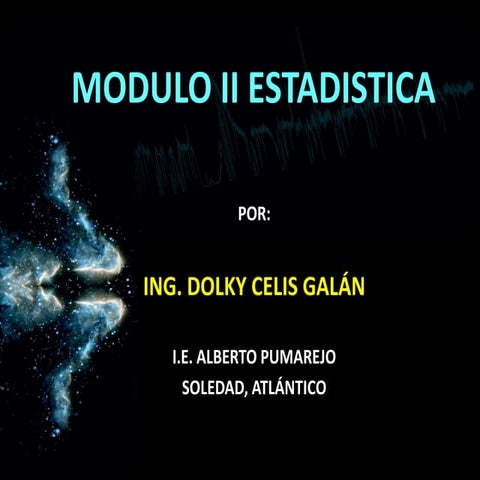 Modulo ii estadistica