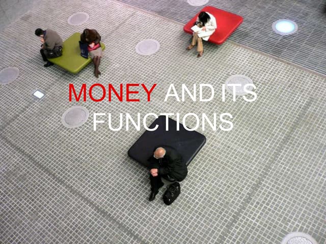 money and its functions
