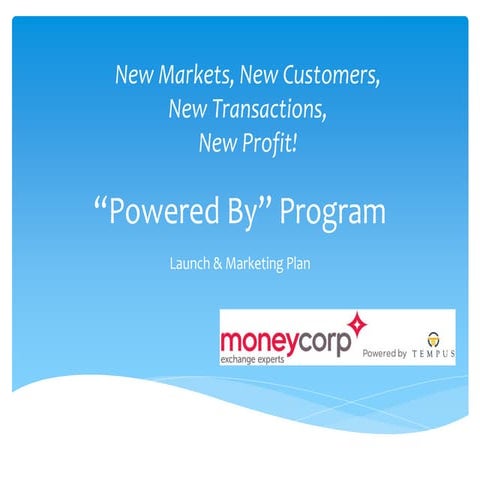 Moneycorp US Consumer Program