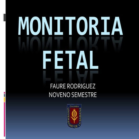 MONITORIA FETAL - ACOG