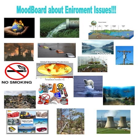 Moodboard about eniroment issues