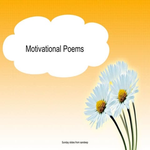 Motivational Poems