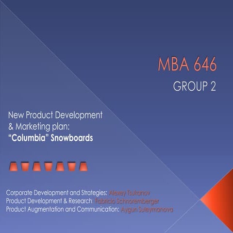 Marketing Plan: New Company, New Product