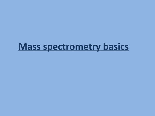 Ms basics