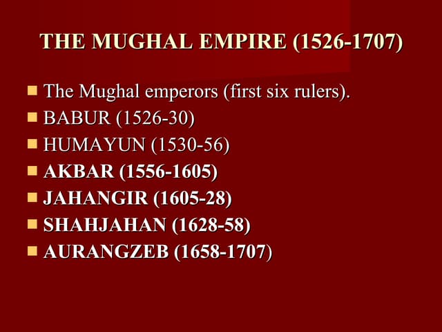 Mughals