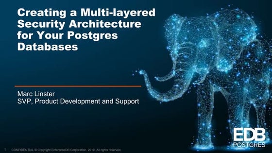 Creating a Multi-Layered Secured Postgres Database