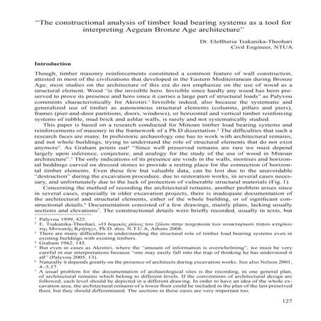 Munich   2008 minoan timber structures - constructional analysis -tsakanika