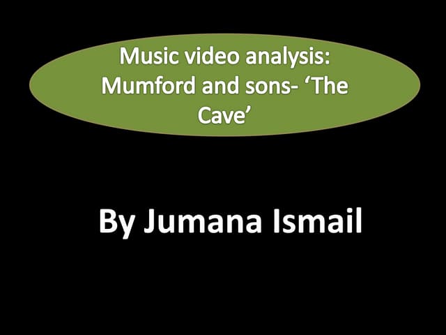 Music vid analysis 3  mumford and sons