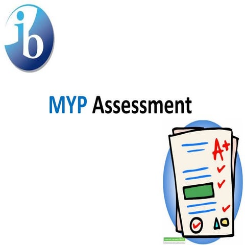 Myp assessment