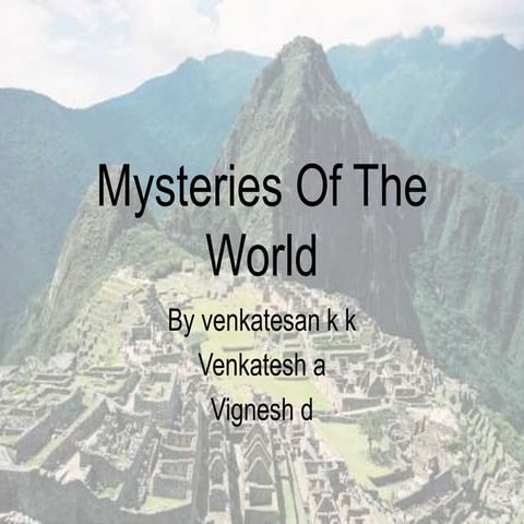 World Mysteries