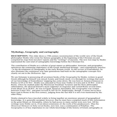 Mythology and Geography