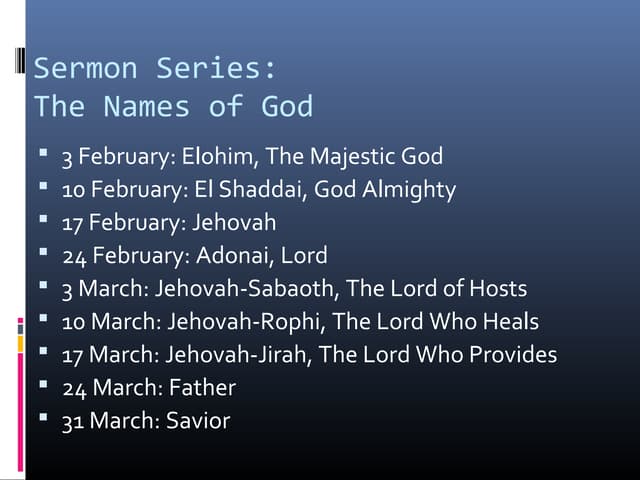 Names of god 2