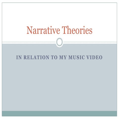 Narrative theories