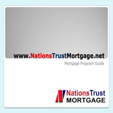 Nations Trust Mortgage Company of South Florida.