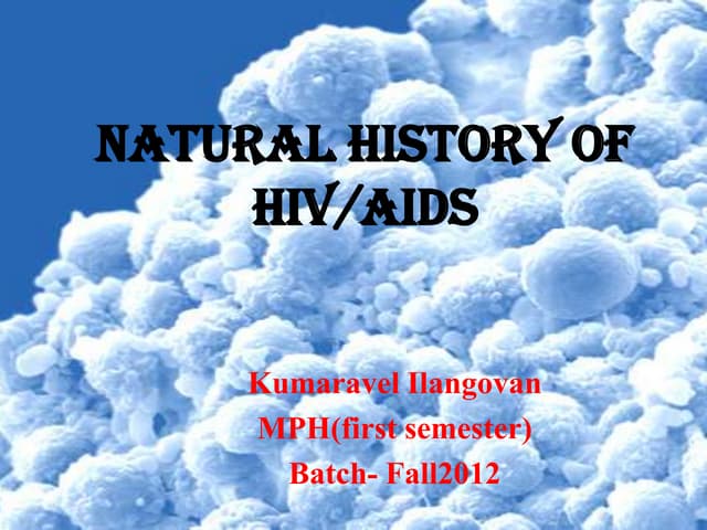 Natural history of HIV/AIDS