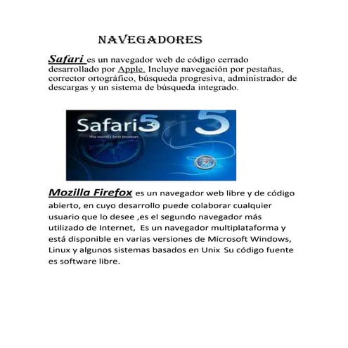 Navegadores