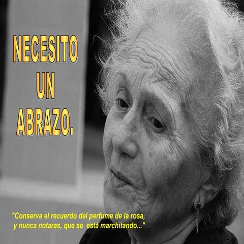 Necesito un abrazo