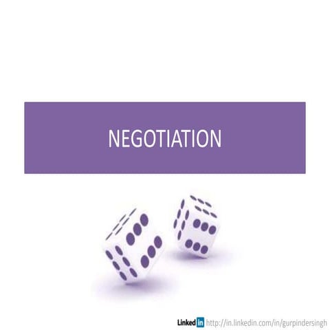 Negotiations