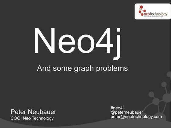 Neo4j - 5 cool graph examples