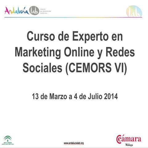 Presentación "Curso de Experto en Marketing Online y Redes Sociales", por Nes...