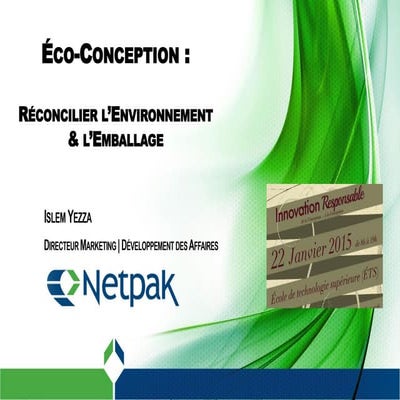 Éco-conception : Réconcilier l’environnement et l’emballage