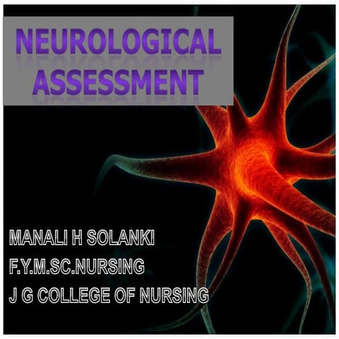 Neurological assessment ppt