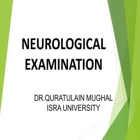 Neurological examination