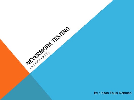 Nevermore Unit Testing