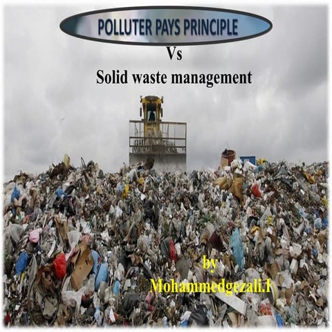 polluters pays principle and waste managements