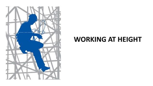 WORKING AT HEIGHT pptx