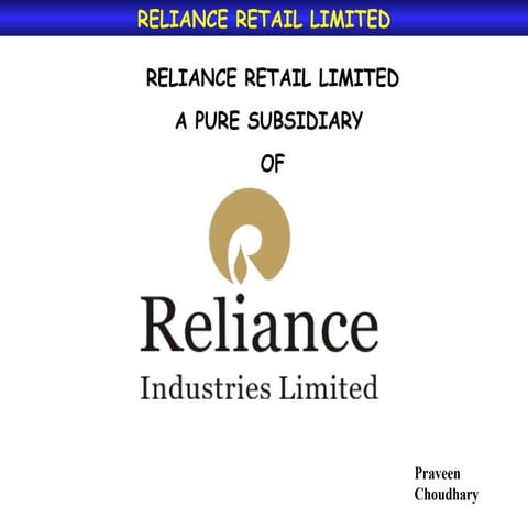 New ppt over reliance