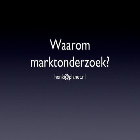 New Venture Presentatie