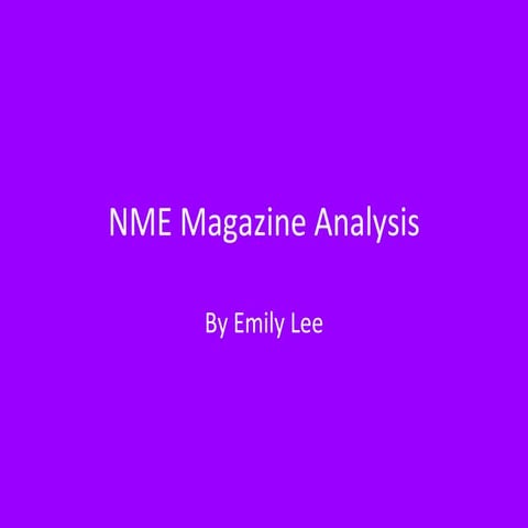 Nme ppt