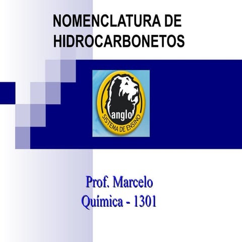 Nomenclatura de Hidrocarbonetos