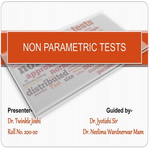 Non parametric tests