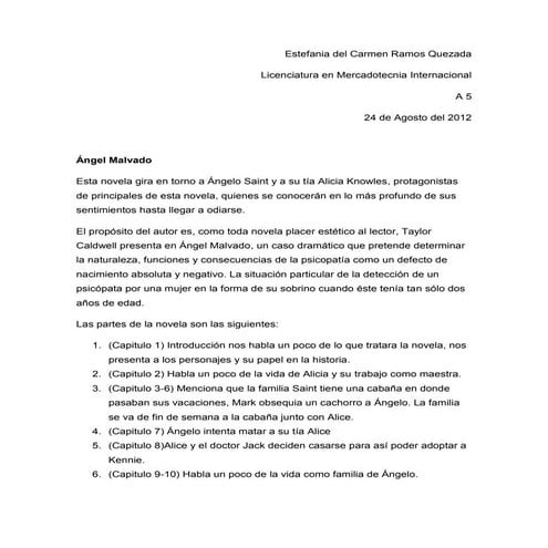 Novela Estefania ramos