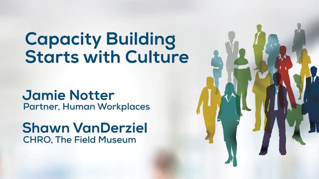 Capacity Building Starts with Culture (18NTC)