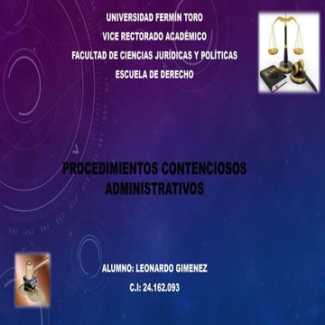 procedimiento contencioso administrativo