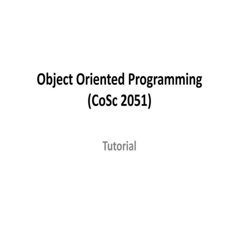Object Oriented Programming Tutorial.pptx