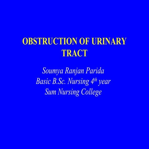Obstructive uropathy+urolithias