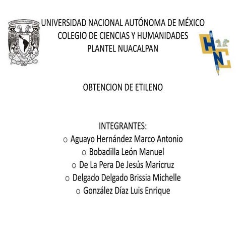 Obtencion de etileno