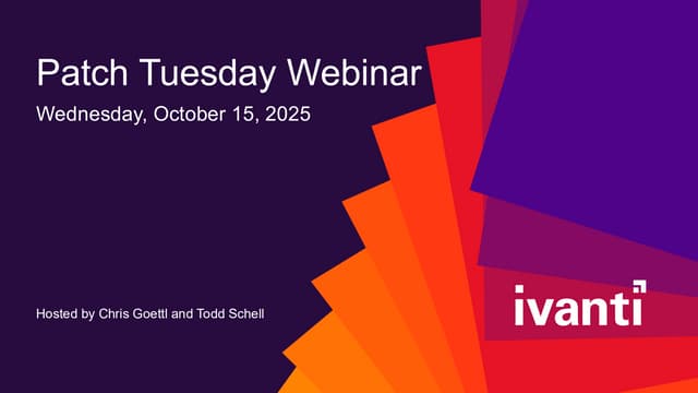 2025 October Patch Tuesday