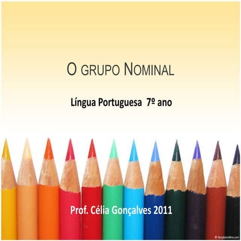 O grupo nominal
